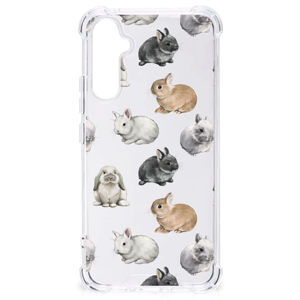 Case Anti-shock voor Samsung Galaxy A34 Konijntjes B2C Telecom