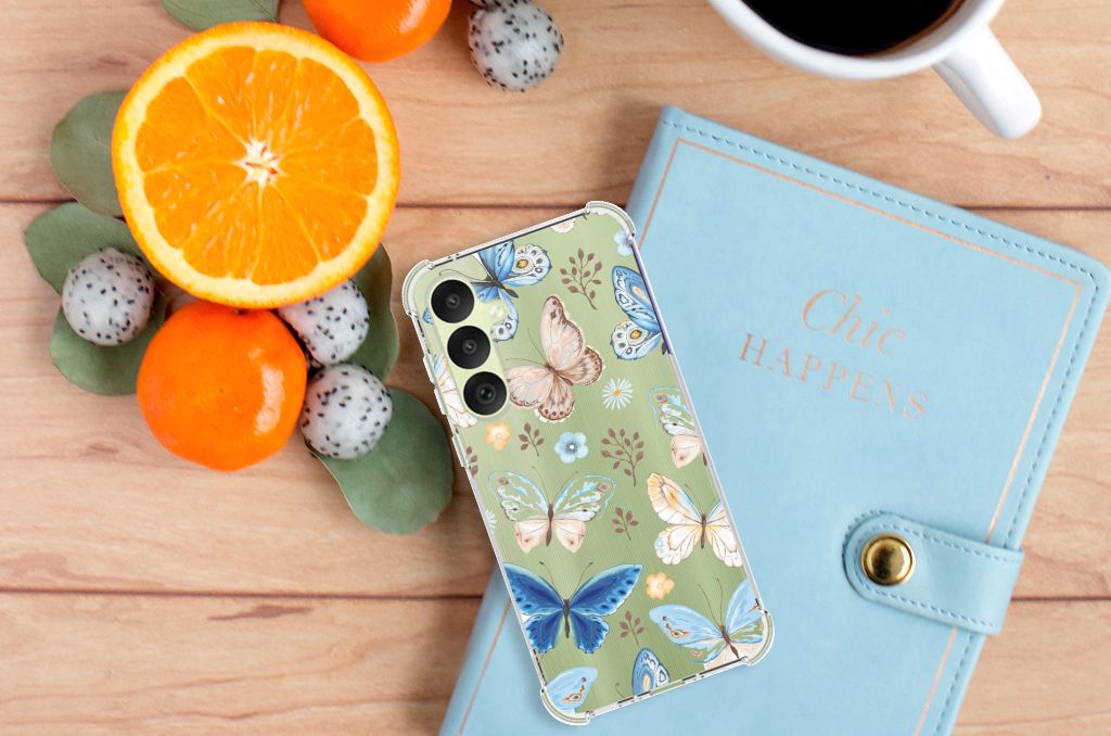 Case Anti-shock voor Samsung Galaxy A35 Vlinder B2C Telecom