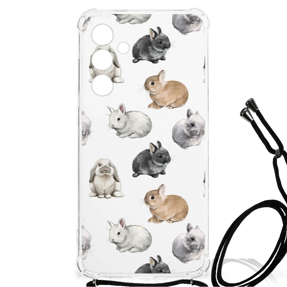 Case Anti-shock voor Samsung Galaxy A55 Konijntjes B2C Telecom