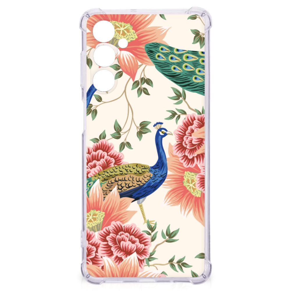 Case Anti-shock voor Samsung Galaxy M54 Pink Peacock B2C Telecom