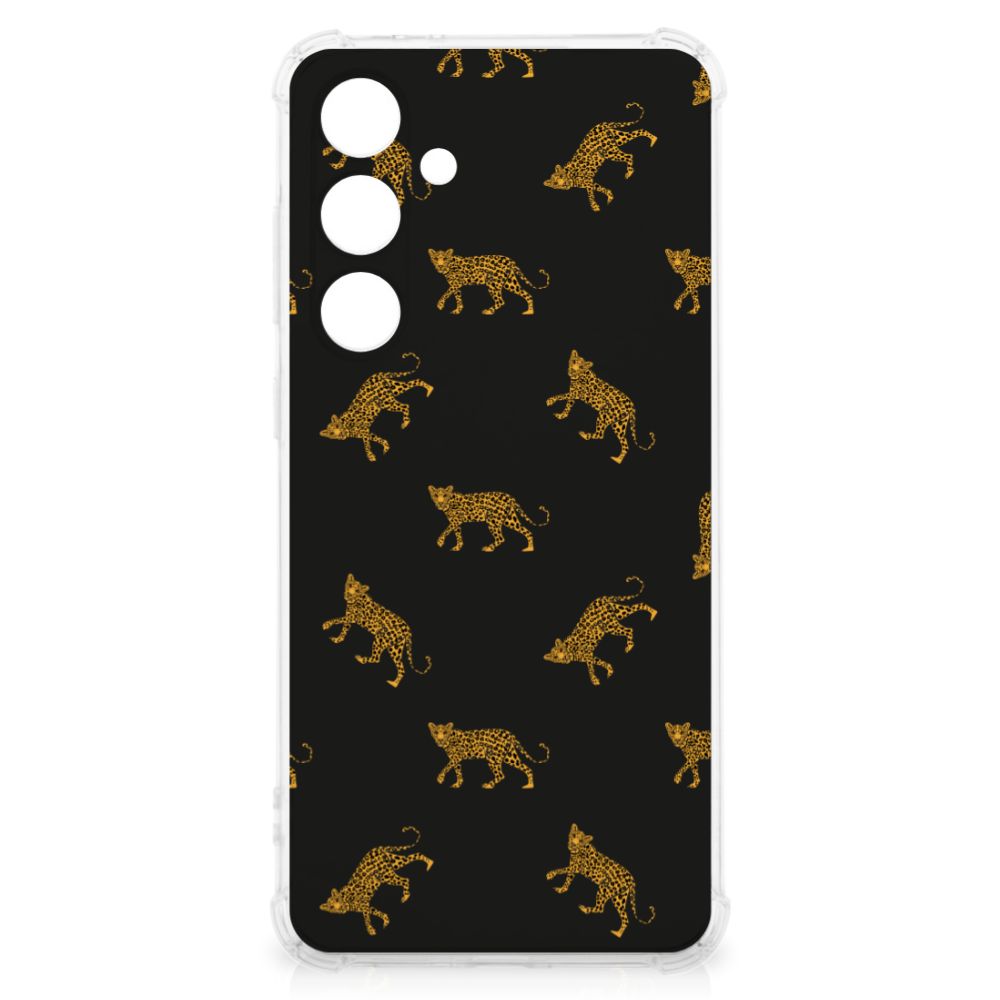 Samsung Galaxy S24 FE Case Anti-shock Leopards achterkant