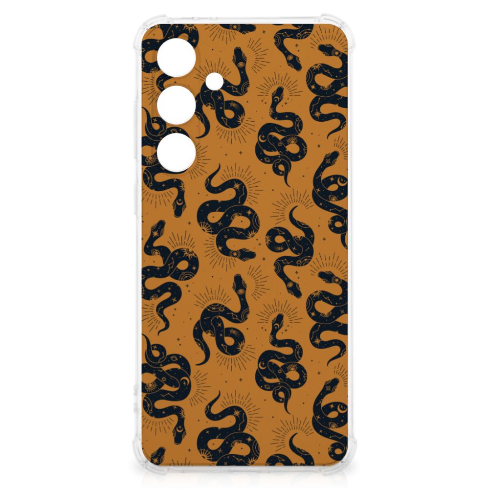 Samsung Galaxy S24 FE Case Anti-shock Snakes achterzijde