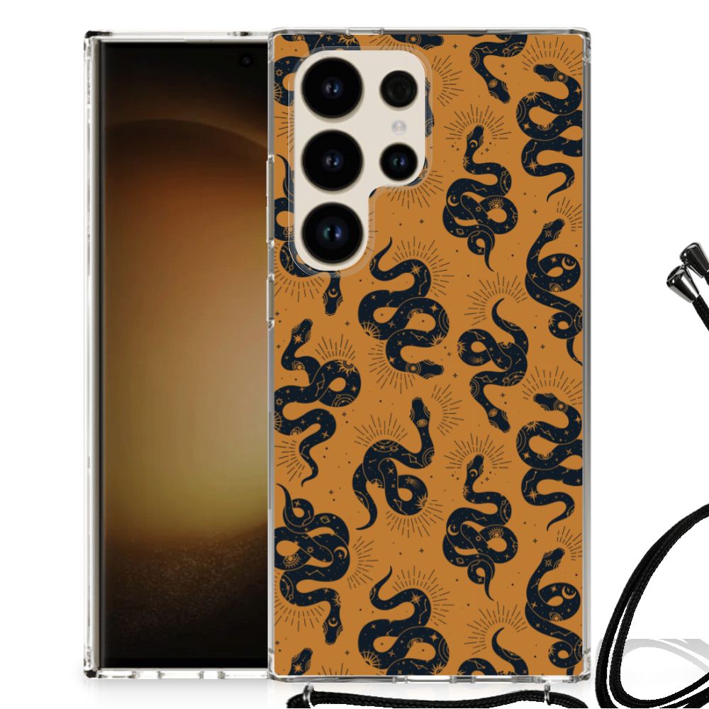 Samsung Galaxy S24 Ultra Case Anti-shock snakes voorkant