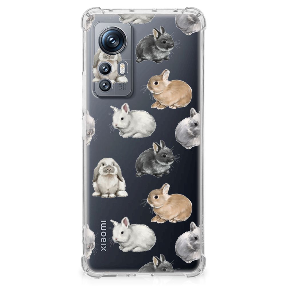 Case Anti-shock voor Xiaomi 12 | 12x Konijntjes B2C Telecom
