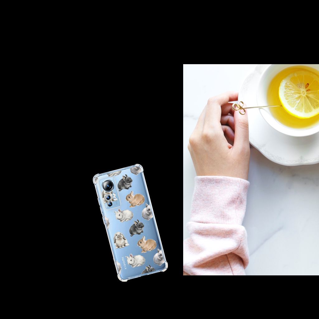 Case Anti-shock voor Xiaomi 12 Lite Konijntjes B2C Telecom