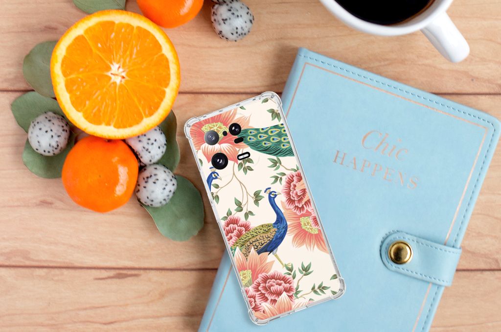 Case Anti-shock voor Xiaomi 13 Pro Pink Peacock B2C Telecom