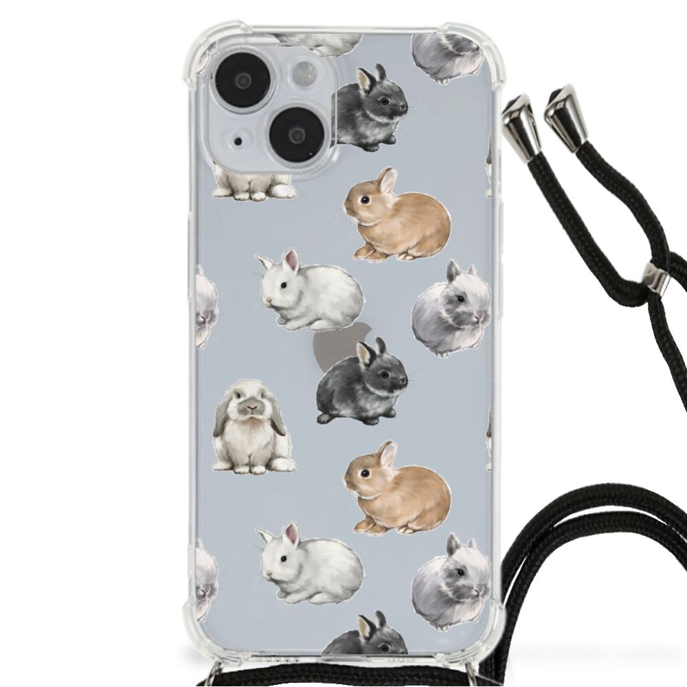 Case Anti-shock voor iPhone 14 Plus Konijntjes B2C Telecom