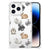 Case Anti-shock voor iPhone 14 Pro Konijntjes konijnen schattig design voorkant