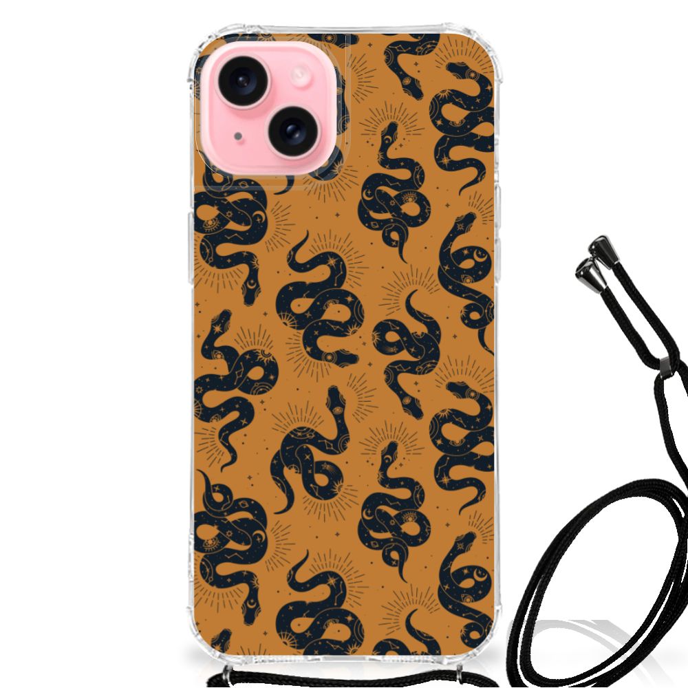 Case Anti-shock voor iPhone 15 Plus Snakes B2C Telecom