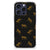 Case Anti-shock voor iPhone 16 Pro Max Leopards luipaardenprint zwart achterzijde