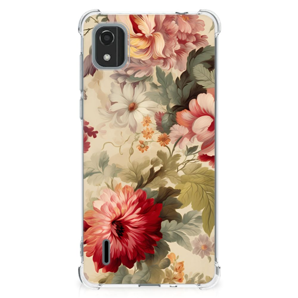 Case voor Nokia C2 2nd Edition Bloemen B2C Telecom