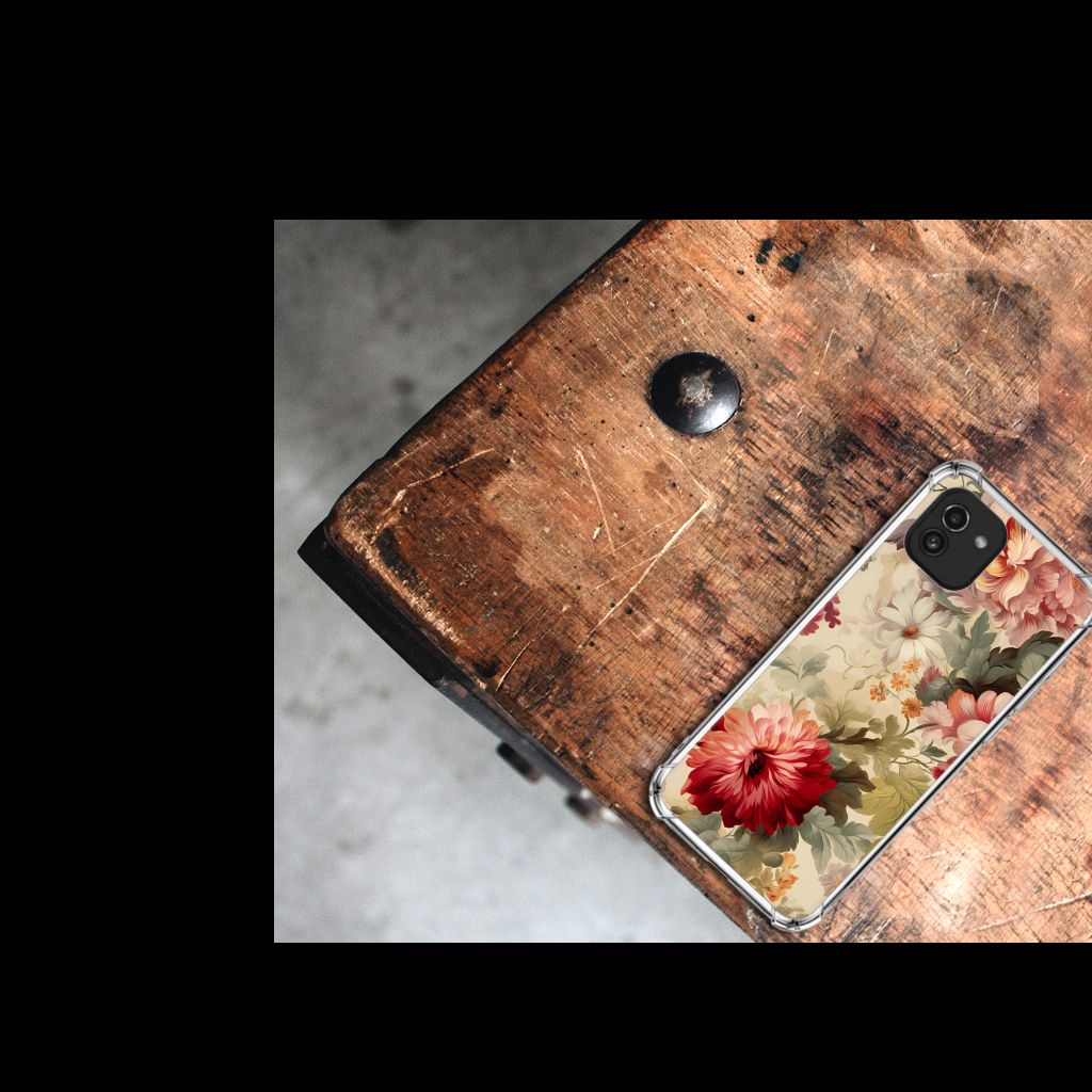 Case voor Samsung Galaxy A03 Bloemen B2C Telecom
