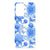 Samsung Galaxy A23 Case voor Samsung Galaxy A23 Flowers Blue aanzicht bloemen blauw