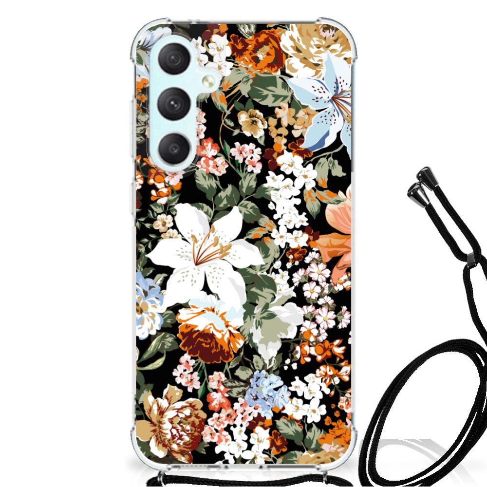 Case voor Samsung Galaxy S23 FE Dark Flowers B2C Telecom