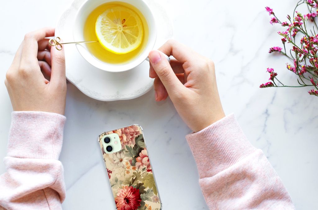 Case voor iPhone 12 Mini Bloemen B2C Telecom