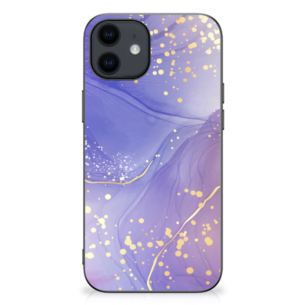 Case voor iPhone 12 Pro | 12 (6.1") Watercolor Paars B2C Telecom