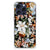 Apple iPhone 16 Pro Max Case voor iPhone 16 Pro Max Dark Flowers voorkant