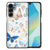 Samsung Galaxy A16 5G/4G Dierenprint Telefoonhoesje Vlinder aanzicht