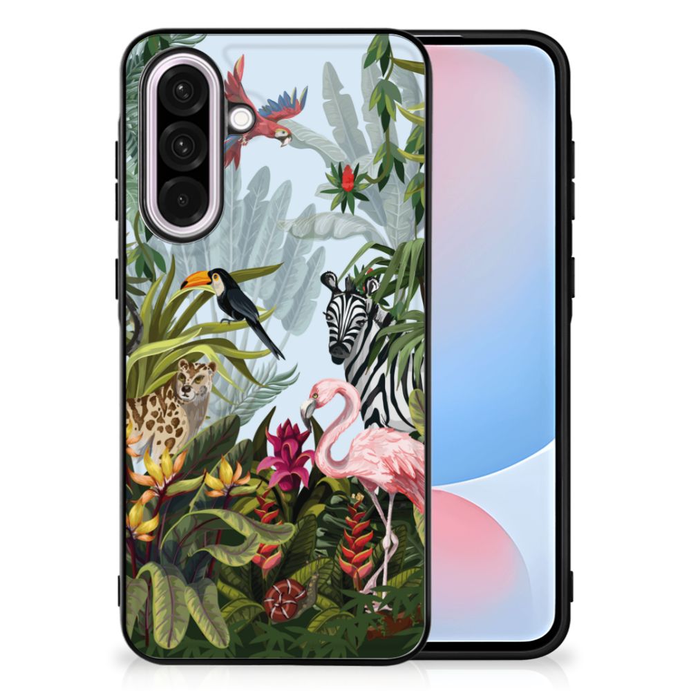 Samsung Galaxy A56 Dierenprint Telefoonhoesje Jungle voorkant