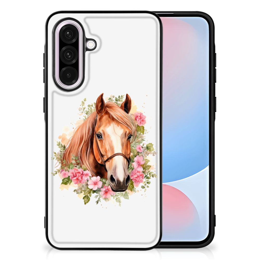 Samsung Galaxy A56 Dierenprint Telefoonhoesje Paard voorkant