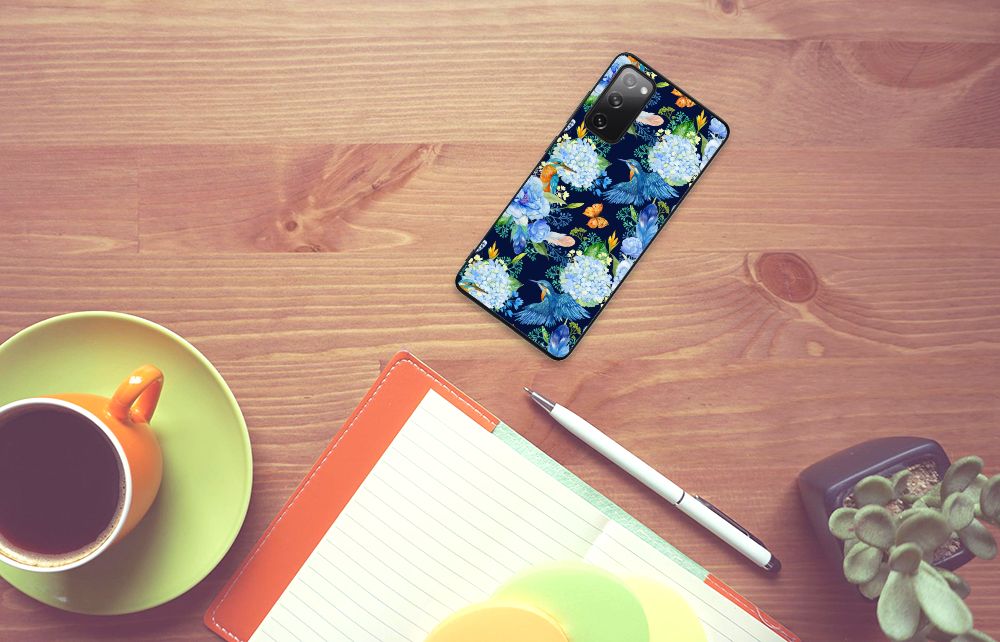 Dierenprint Telefoonhoesje voor Samsung Galaxy S20 FE IJsvogel B2C Telecom