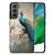 Dierenprint Telefoonhoesje voor Samsung Galaxy S21FE Vintage Pauwen B2C Telecom