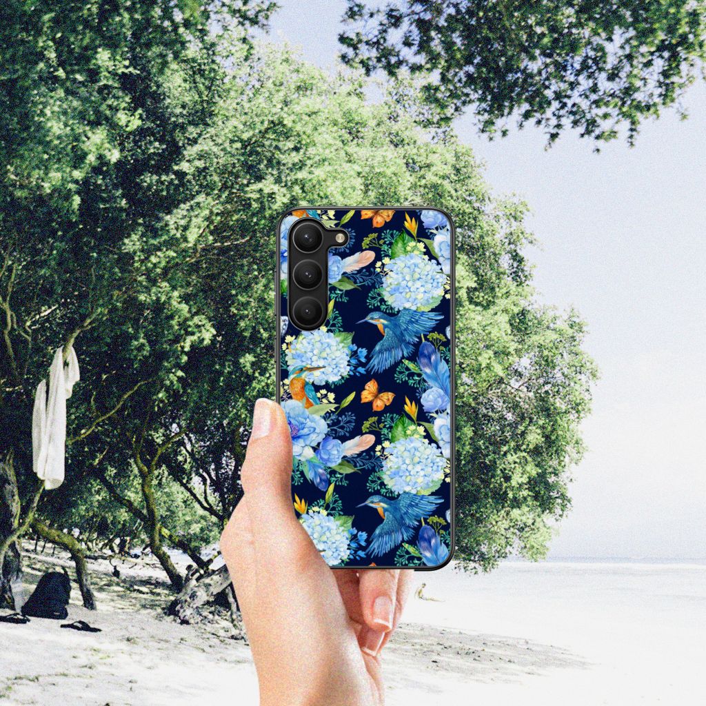 Dierenprint Telefoonhoesje voor Samsung Galaxy S23 Plus IJsvogel B2C Telecom
