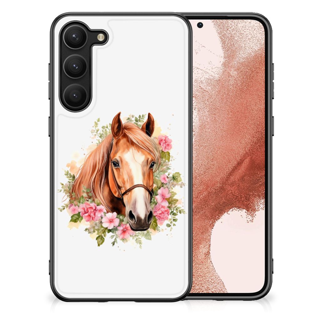Dierenprint Telefoonhoesje voor Samsung Galaxy S23 Plus Paard B2C Telecom