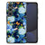 Samsung Galaxy S24 FE Dierenprint Telefoonhoesje IJsvogel bloemen achterzijde
