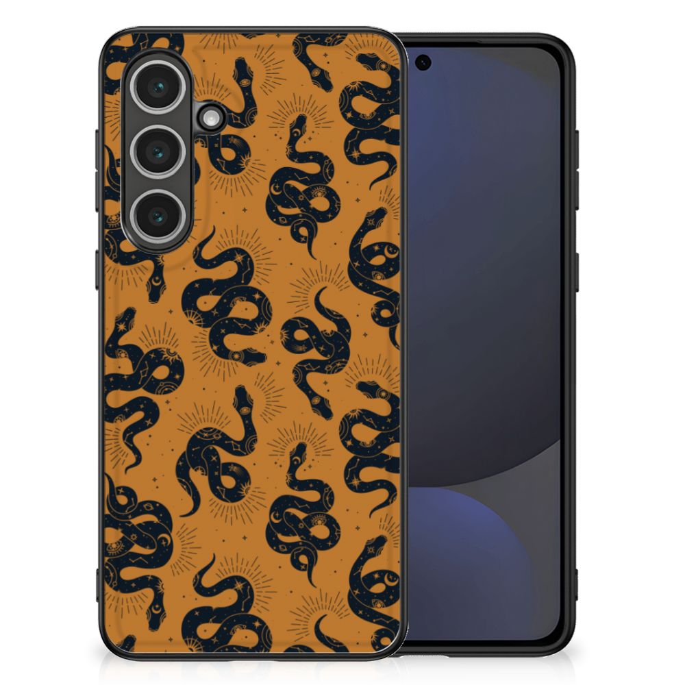 Samsung Galaxy S24 FE Dierenprint Telefoonhoesje Snakes achterkant