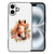 Dierenprint Telefoonhoesje voor iPhone 16 Paard design paard voorkant