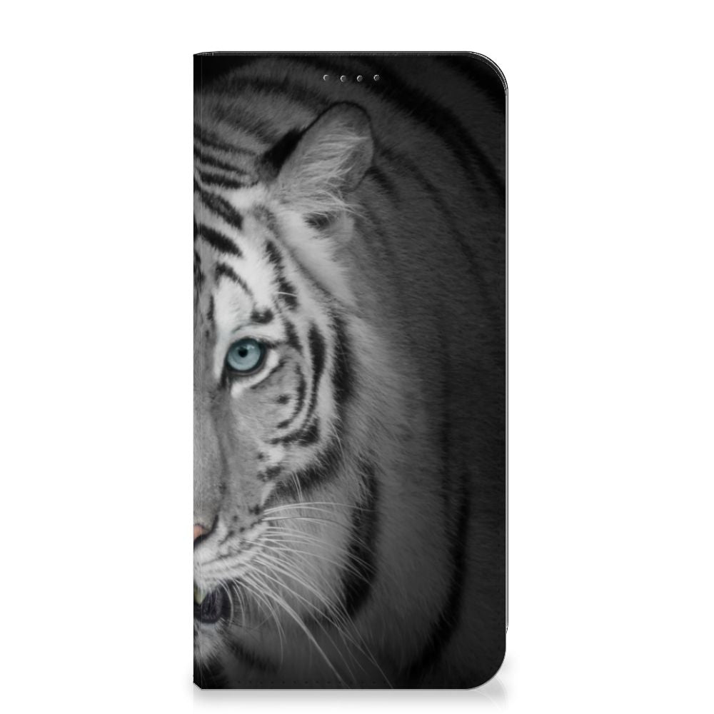 Fairphone 5 Hoesje maken Tijger stand witte tijger design aanzicht
