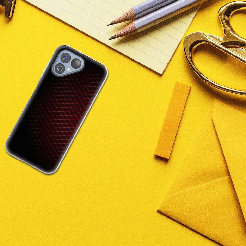 Fairphone 5 TPU bumper Geruit Rood