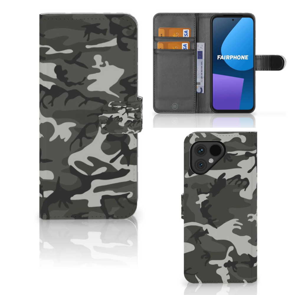 Fairphone 5 Telefoon Hoesje Army Light