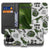 Fairphone 6 Bookcase Hoesje met Dino Print Design voorzijde