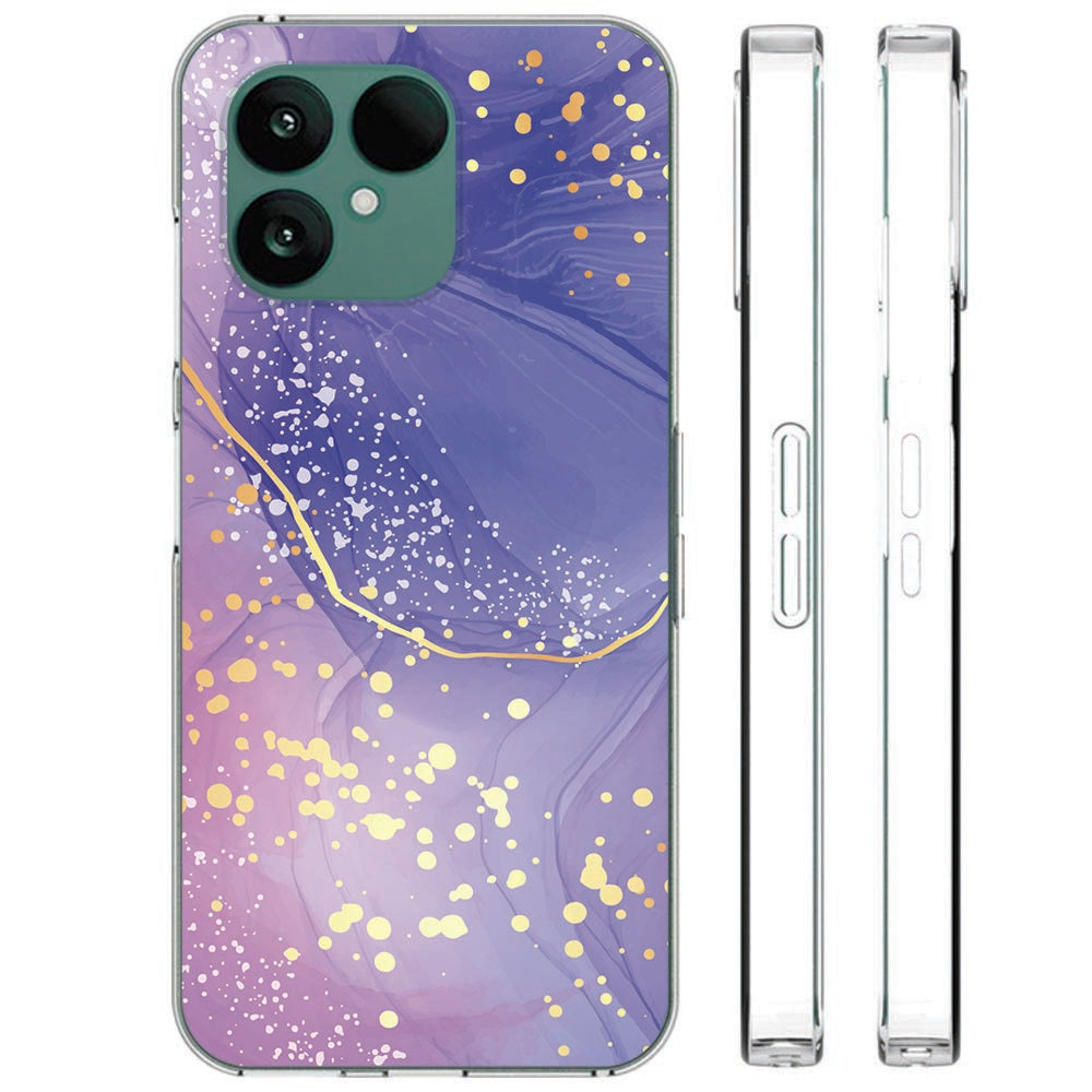 Fairphone 6 Softcase Back cover Watercolor Paars