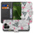 Flamingo Triangle Fairphone 6 Bookcase Hoesje met Pasjes design flamingo zwart wit
