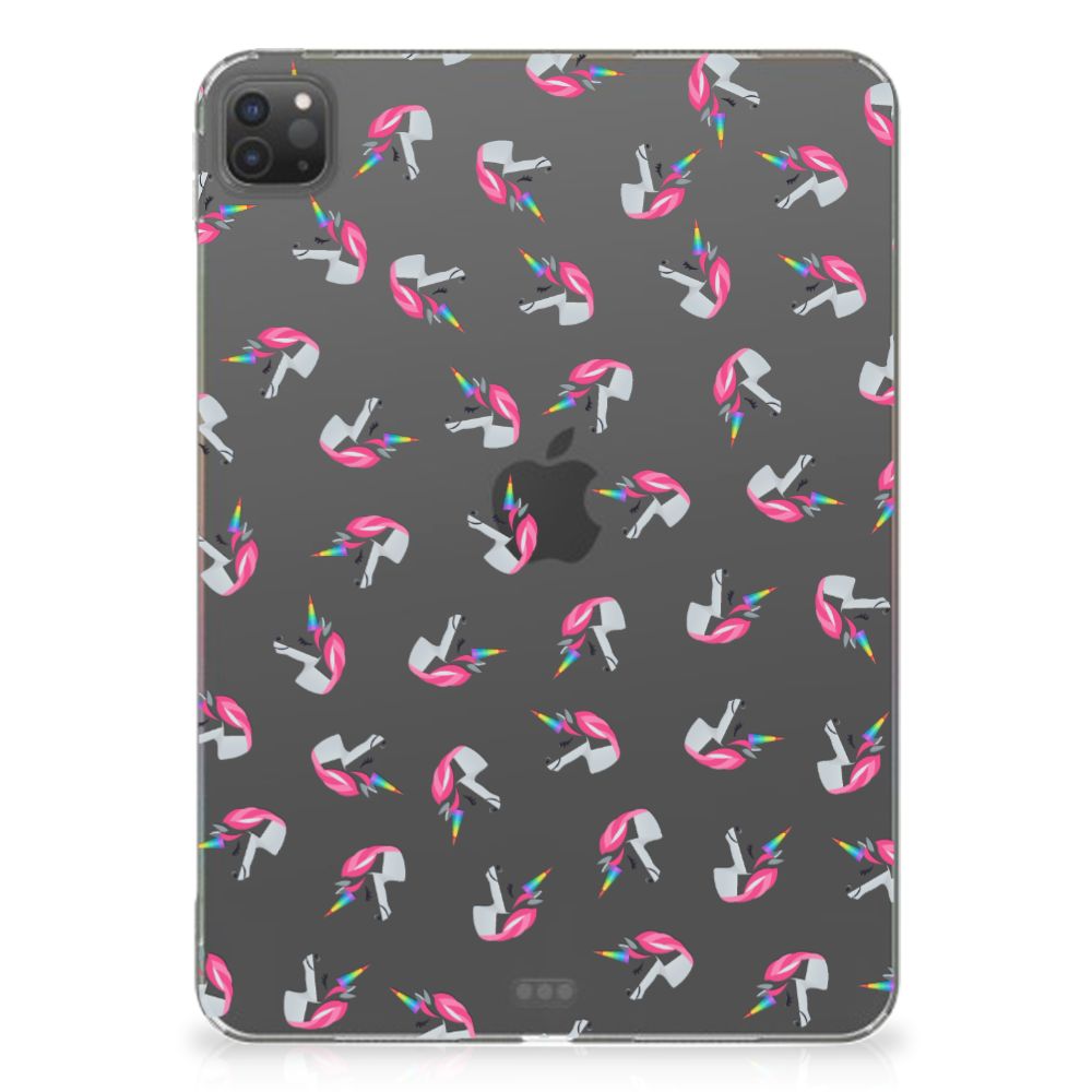 Hippe Hoes voor iPad Pro 11 (2024) Unicorns unicorns design achterkant