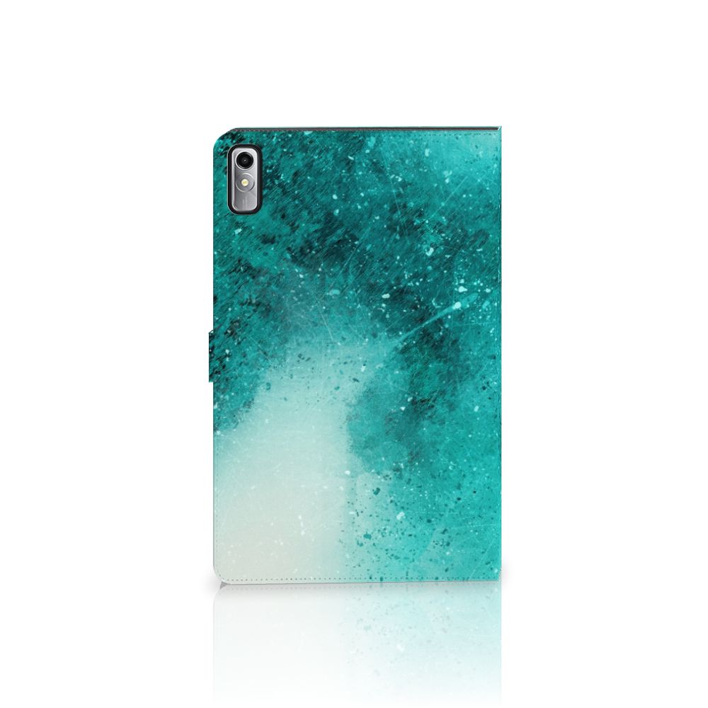 Lenovo Tab P11 Gen 2 Hoes Painting Blue voorkant