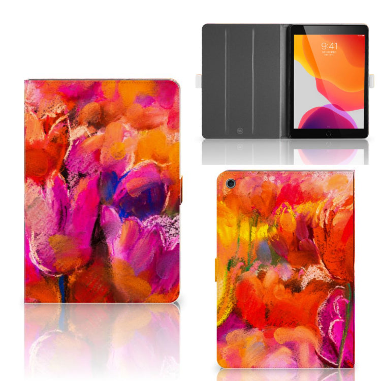 Tulips - collage met voor-, achter- en binnenkant