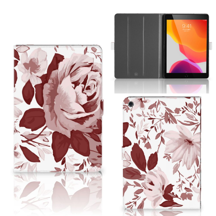 Watercolor Flowers - collage met voor-, achter- en binnenkant