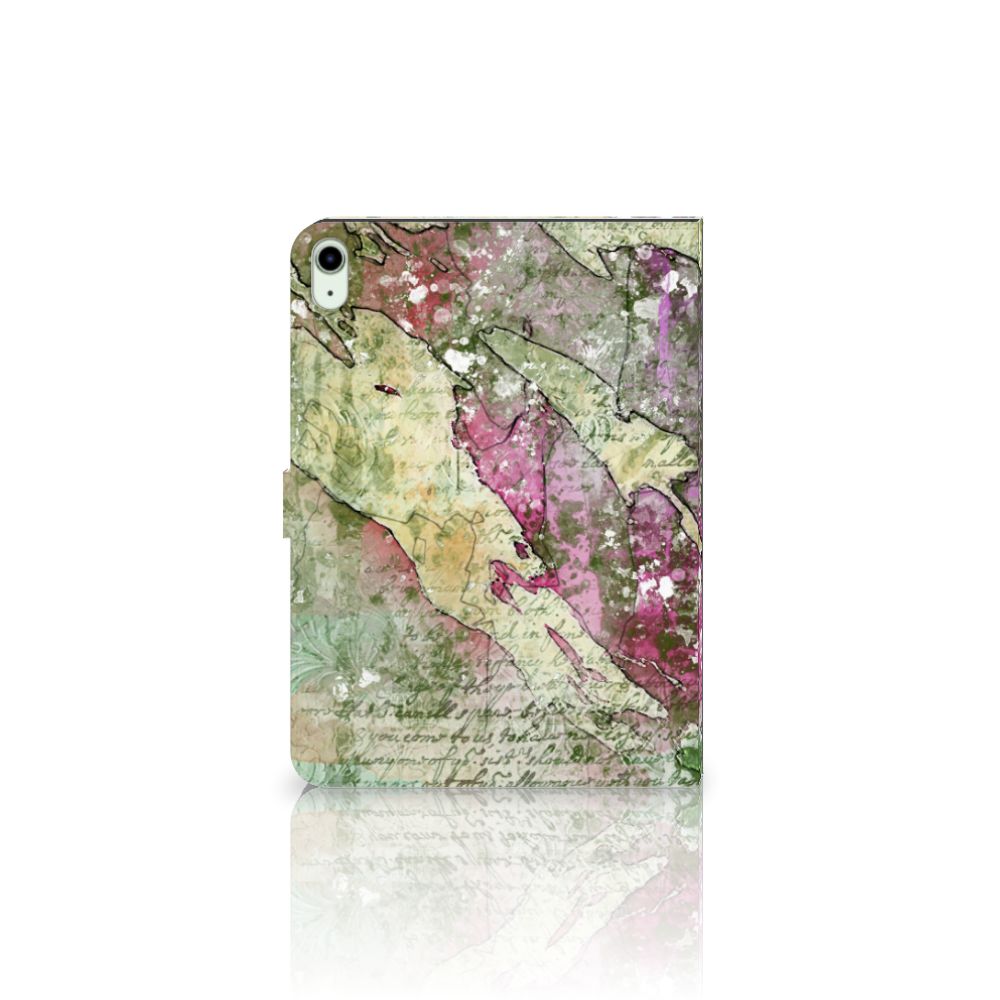 Hoes iPad Air (2020/2022) 10.9 inch Letter Painting