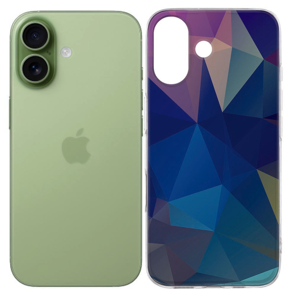 TPU Hoesje Apple iPhone 17 Polygon Dark