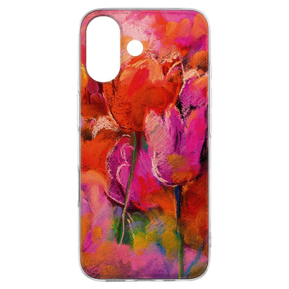 Apple iPhone 17 Softcase Back cover Tulips