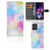 Hoesje Motorola Moto G54 Watercolor Light met pasjeshouder in pastelkleuren en unieke watercolor print.