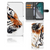 Hoesje Nokia C32 Watercolor Tiger smartphone hoesje tijger design voorkant