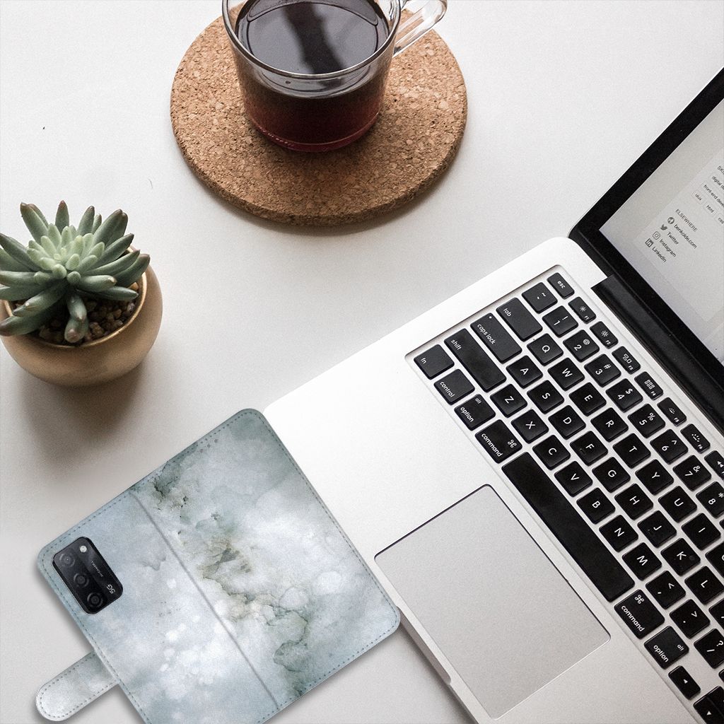 Hoesje OPPO A16/A16s/A54s Painting Grey