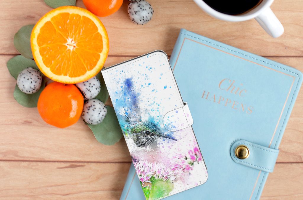 OPPO A58 4G Hoesje OPPO A58 4G Vogel design kolibrie aangezicht