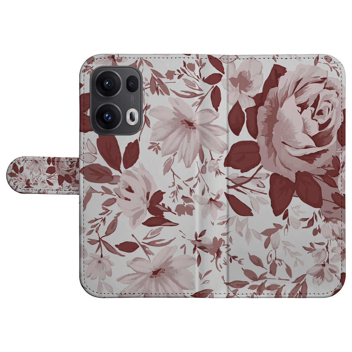 Hoesje OPPO Reno 13 Pro Watercolor Flowers voorkant design bloemen