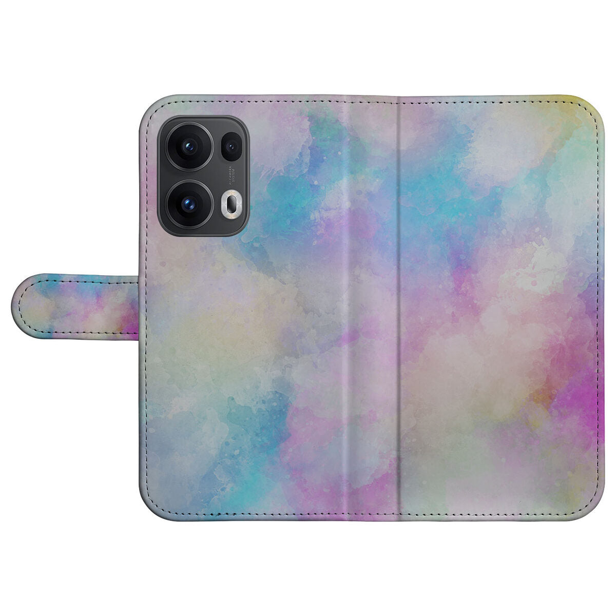 Hoesje OPPO Reno 13 Pro Watercolor Light case watercolor design bovenaanzicht